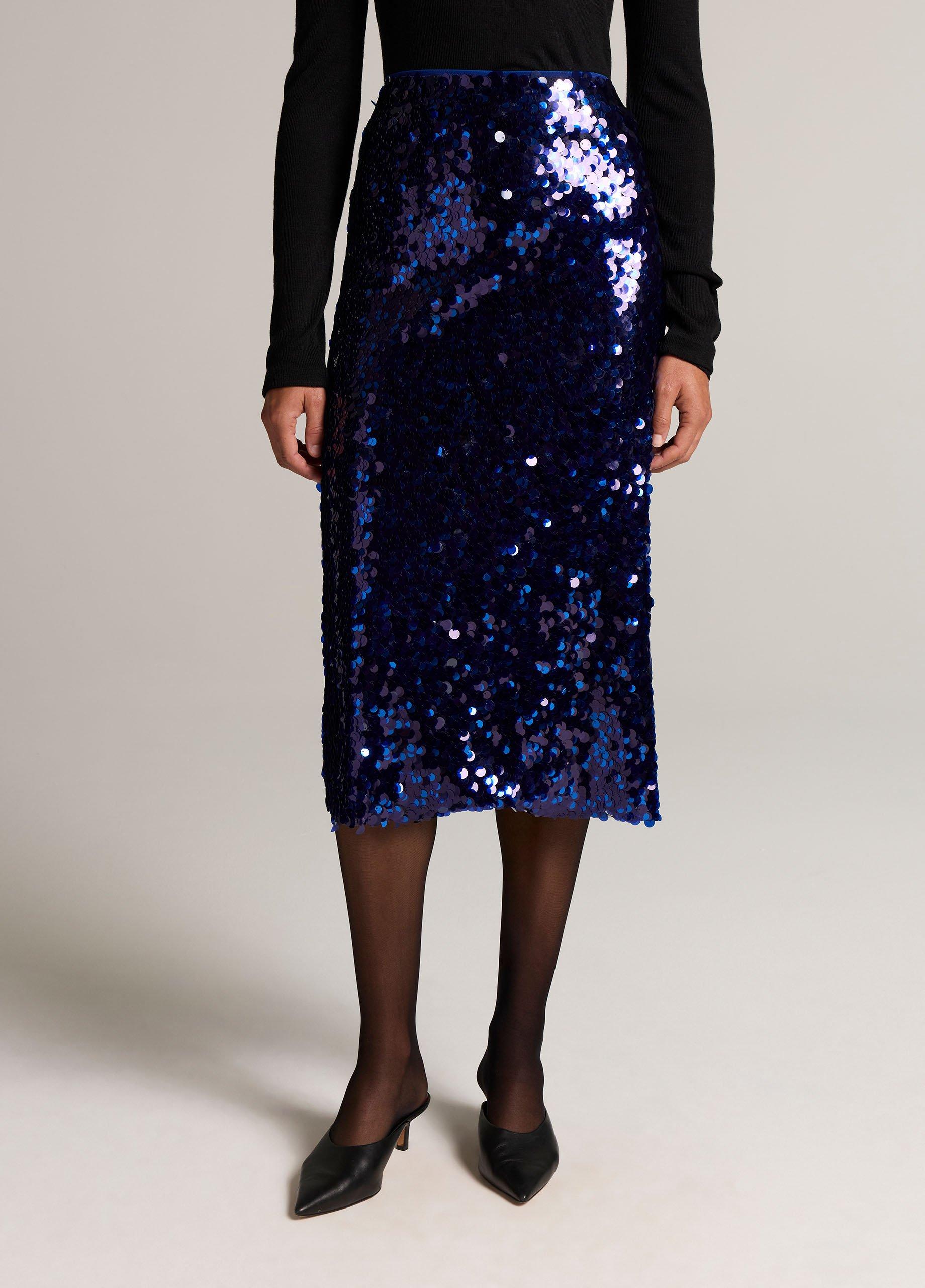 Paillette Pencil Skirt image number 3
