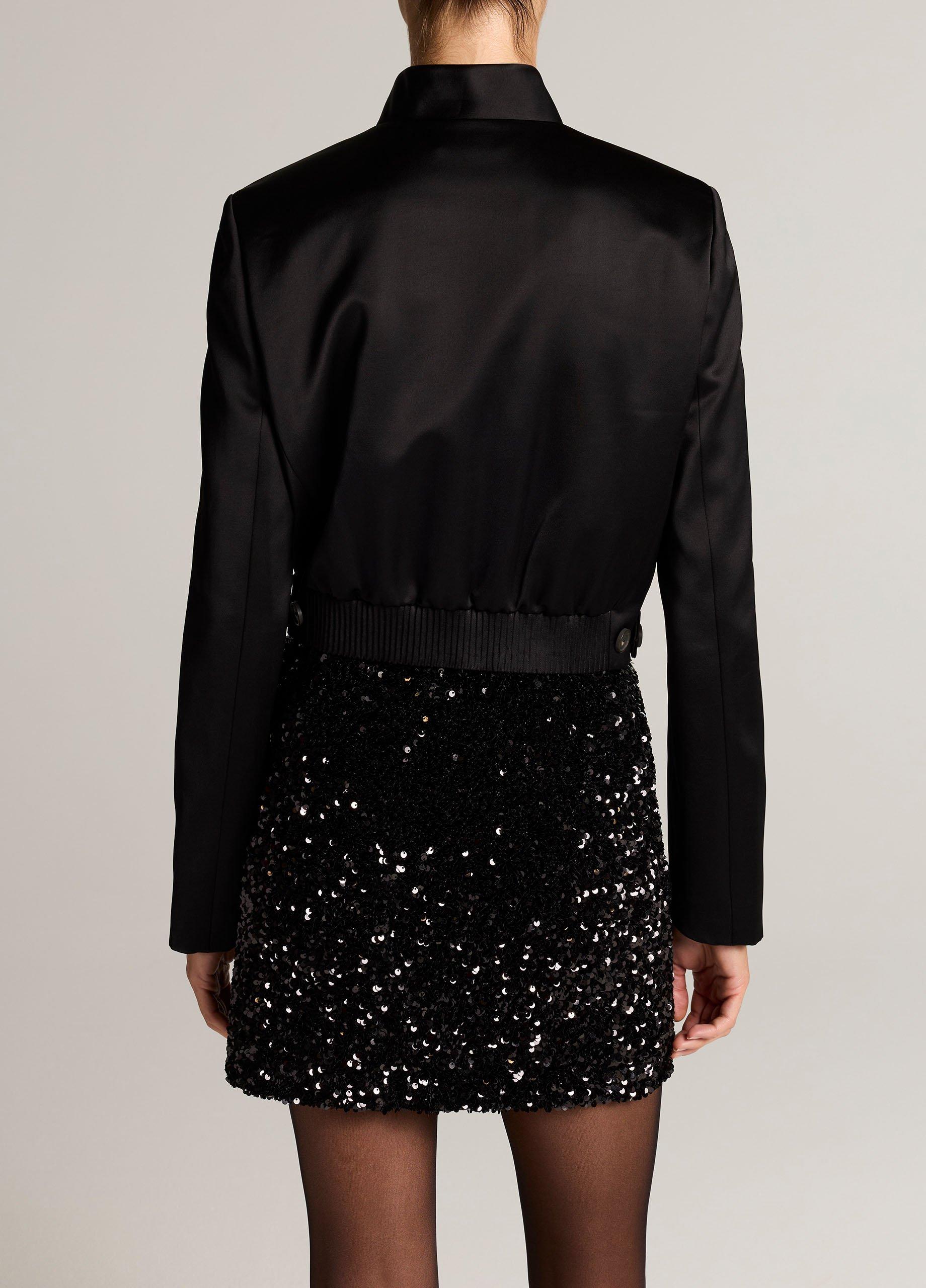 Cropped Satin Jacket image number 2
