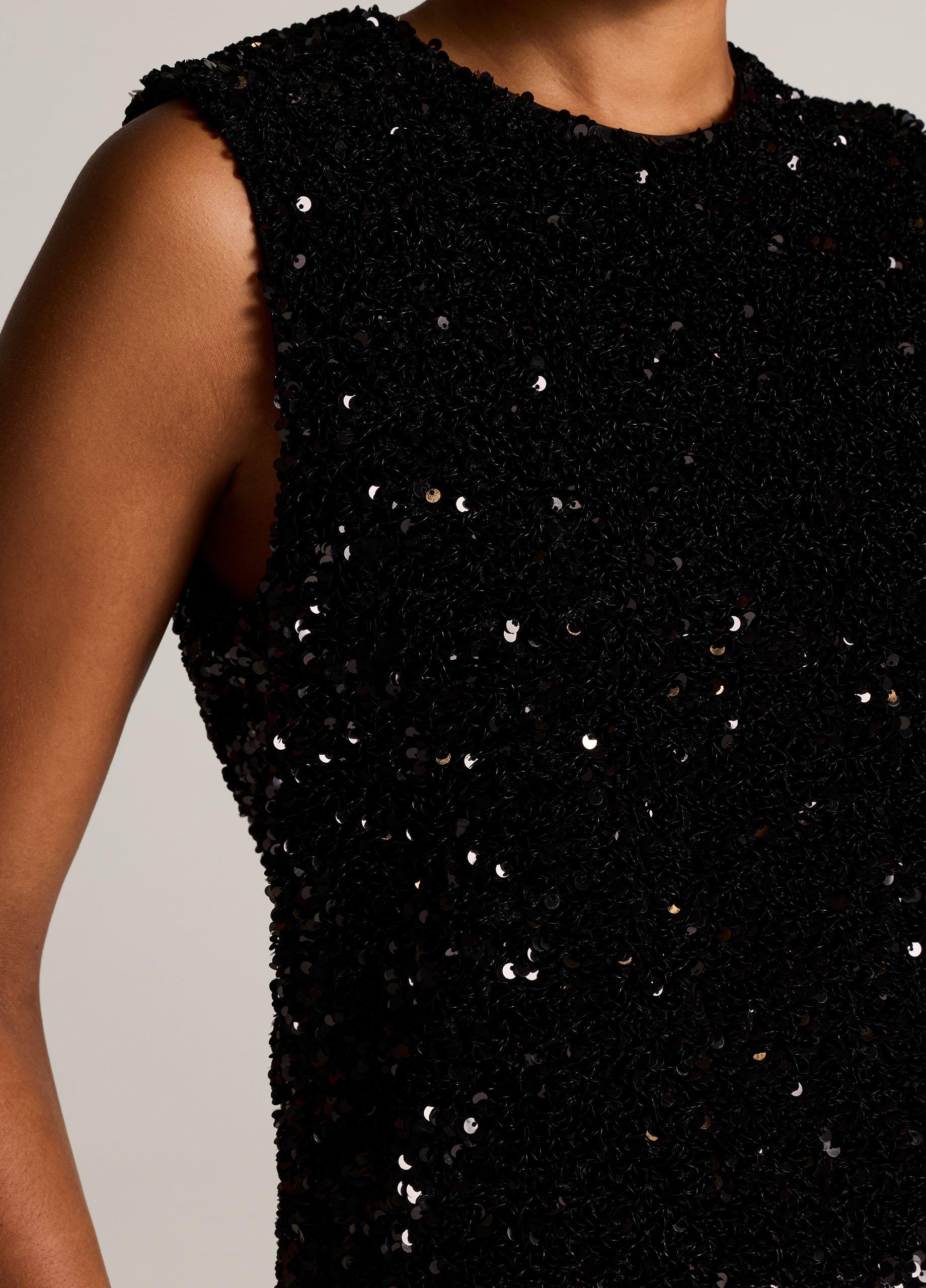 Sequined Velvet Shell image number 1