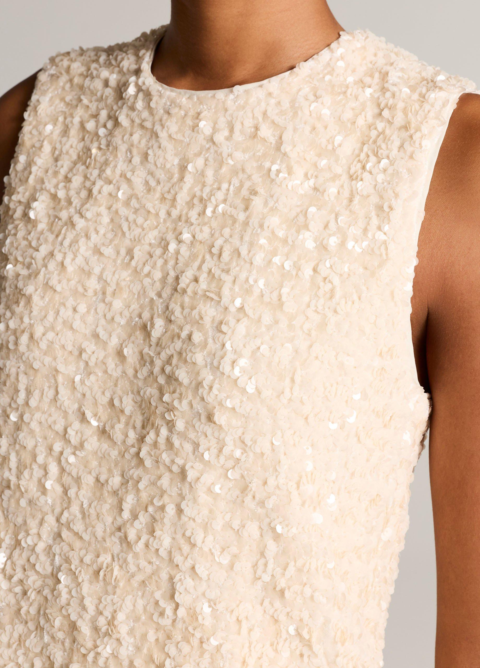 Sequined Velvet Shell image number 1