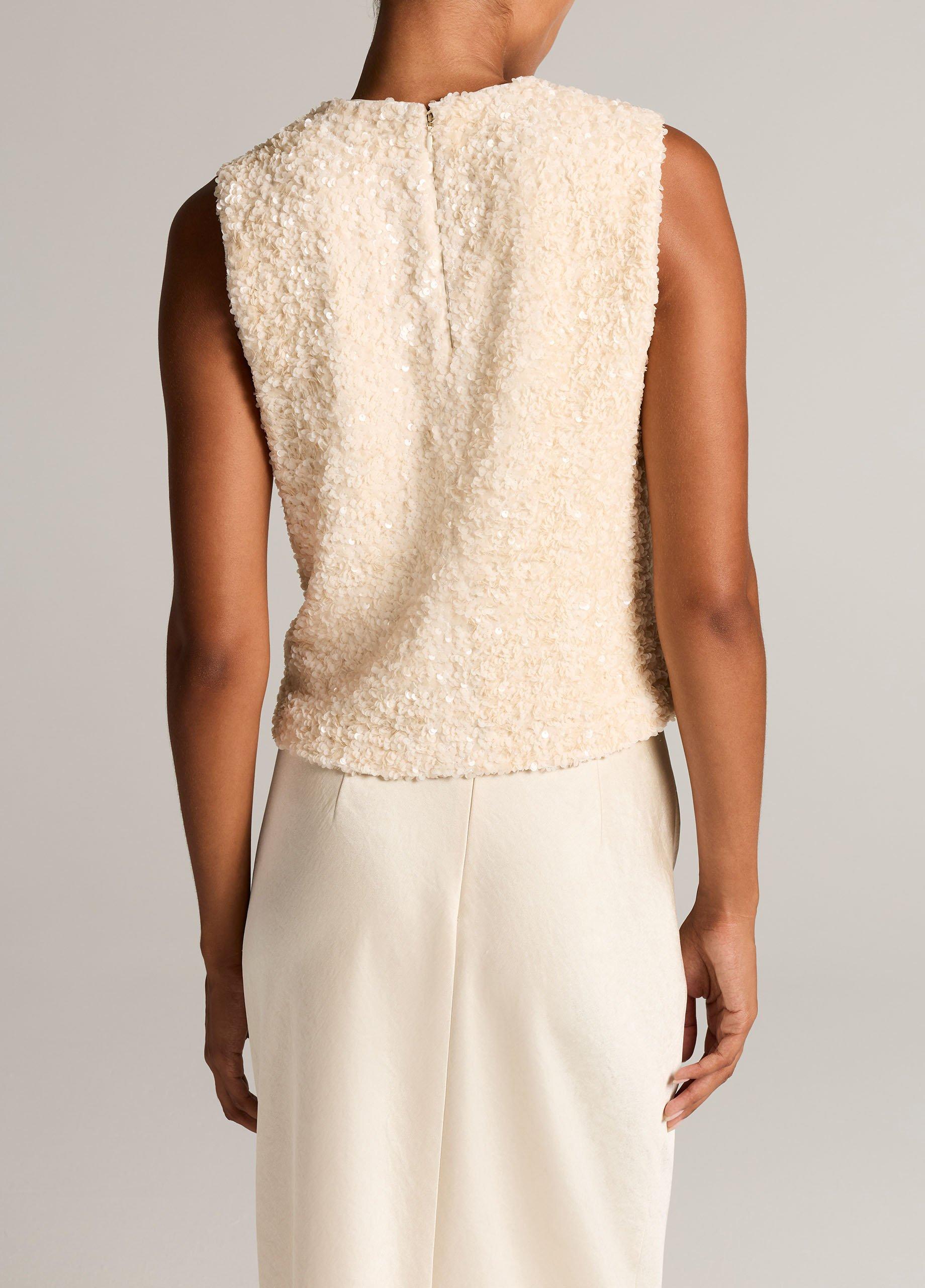 Sequined Velvet Shell image number 2