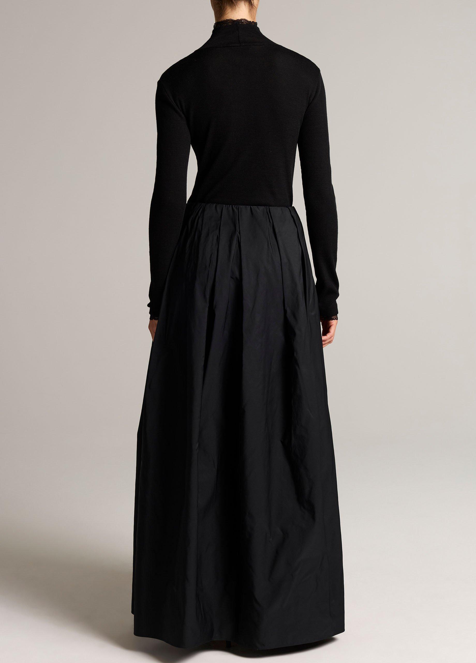 High-Rise Taffeta Evening Maxi Skirt image number 2