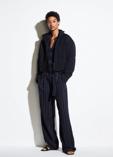 Dobby Stripe Belted Pant image number 0