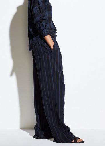 Dobby Stripe Belted Pant image number 2