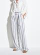 Dobby Stripe Belted Pant image number 1