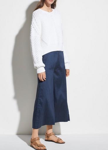 High Rise Linen Culotte image number 0