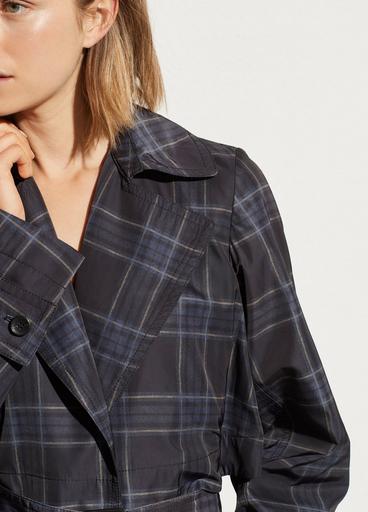 Plaid Trench image number 1