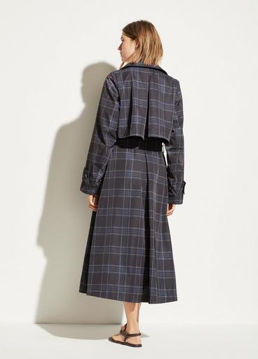 Plaid Trench image number 3