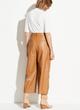 Cropped Leather Wide Leg Pant image number 3