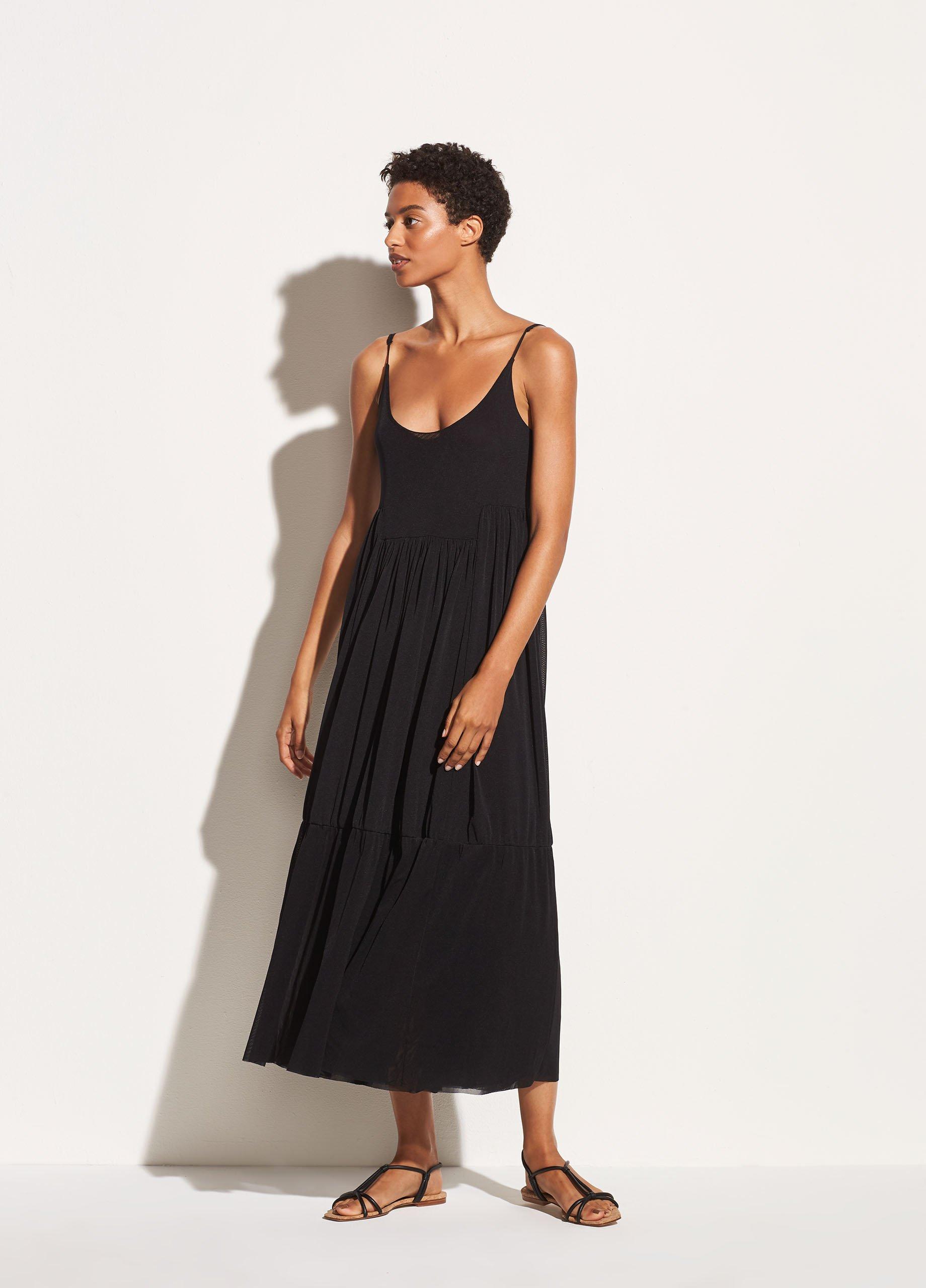 Gathered Knit Cami Dress
