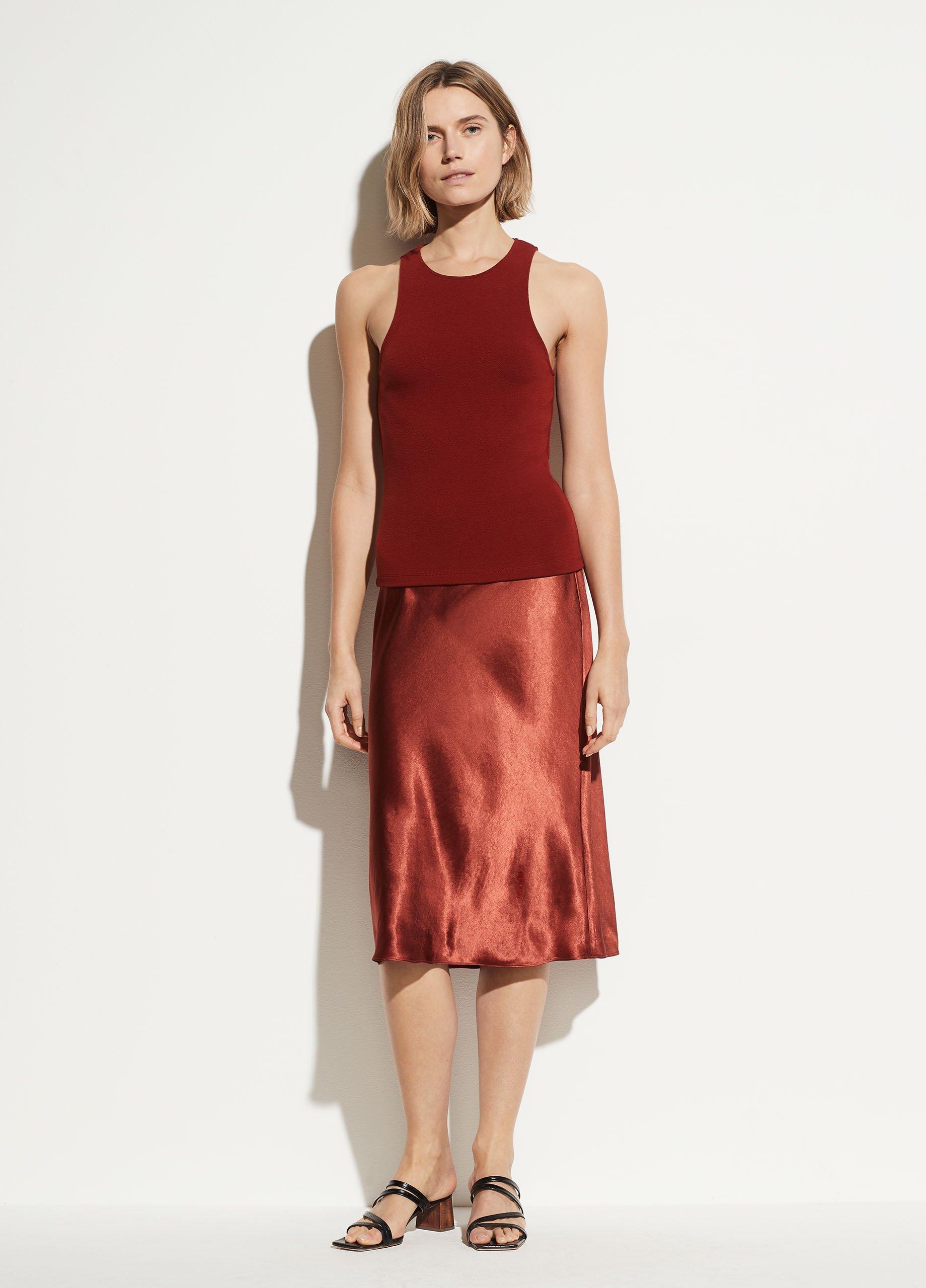 Satin Slip Skirt For Women Vince 