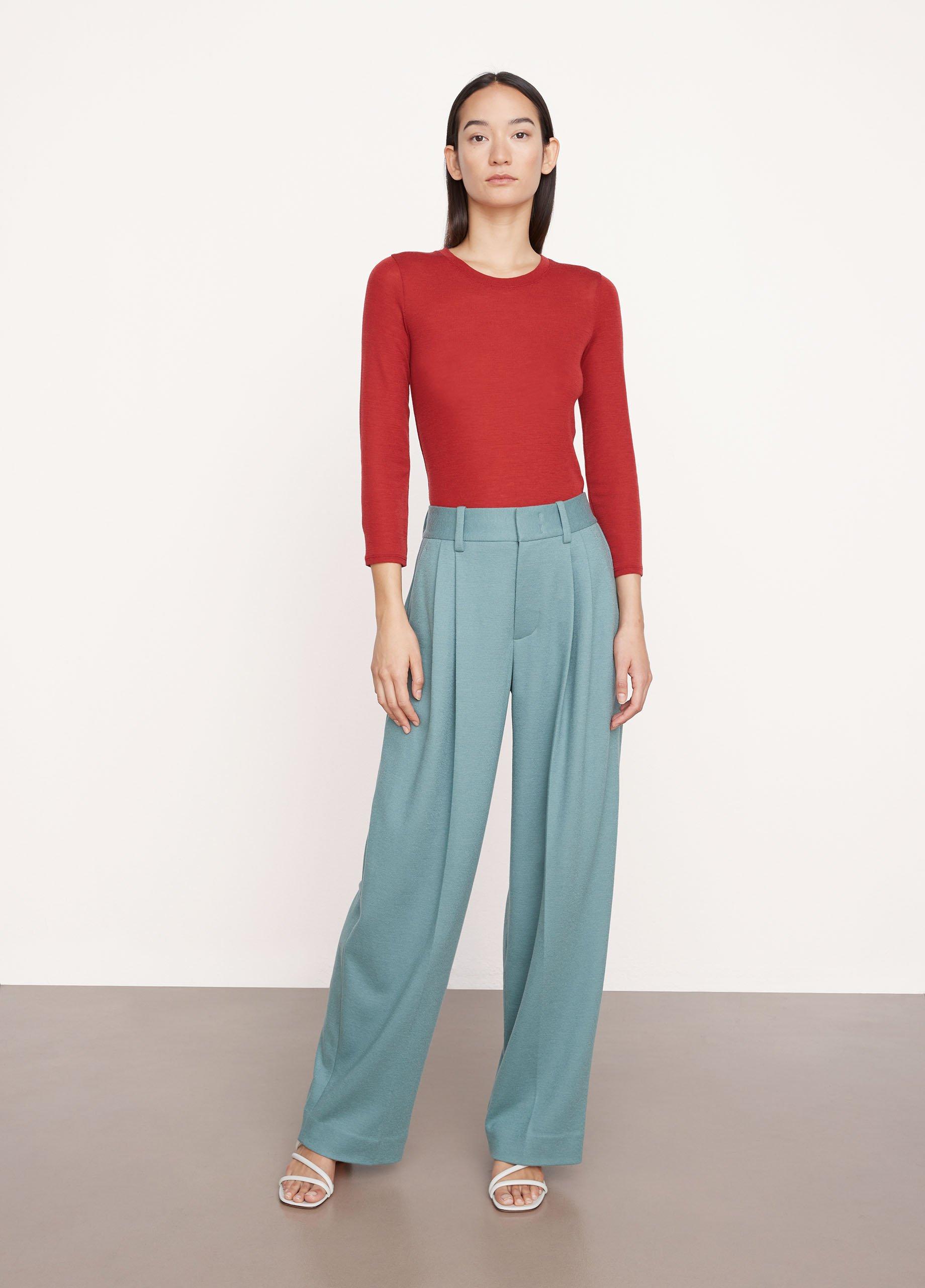 Bracelet Sleeve Crew Neck Sweater image number 0