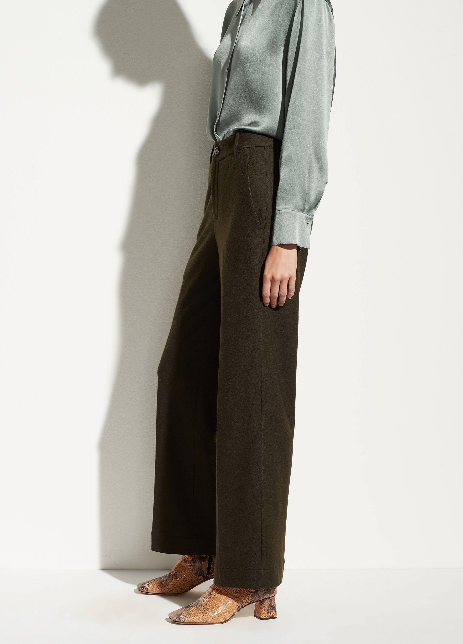 VINCE Cozy Trouser Pant - Heathered Beige on Garmentory