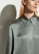 Silk Shaped Collar Blouse image number 1