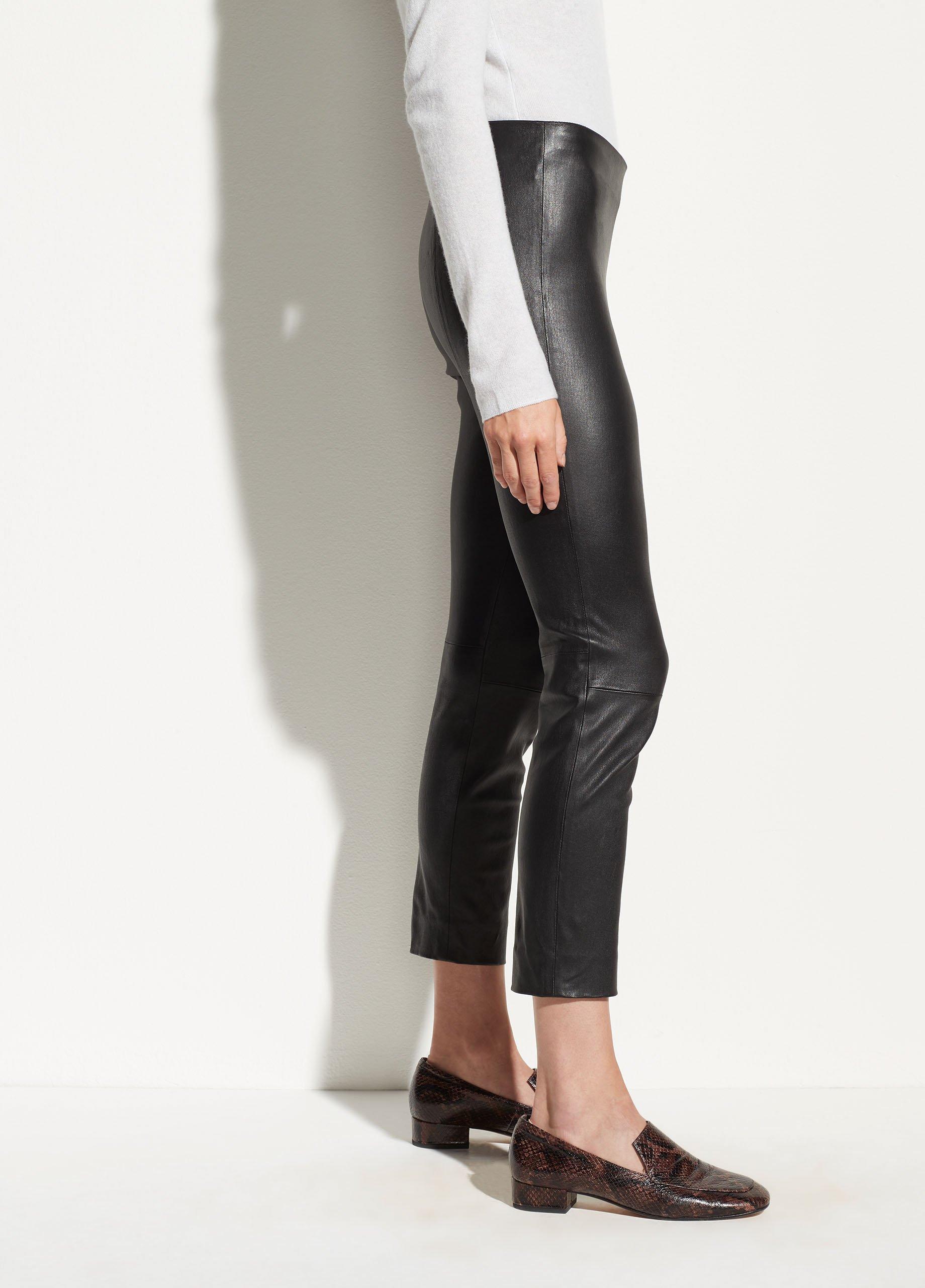 Vince Leggings 'Stitch Front Seam' Anthracite