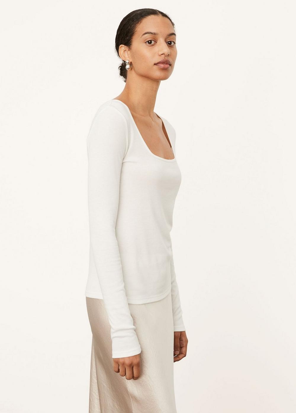 Long Sleeve Square Neck