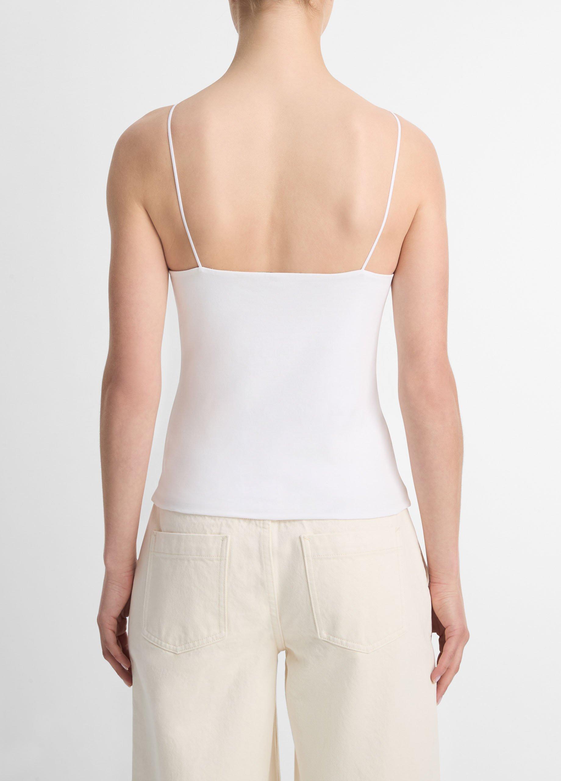 Buy Floret Cotton Camisole (Pack of 2) - White Black at Rs.418 online