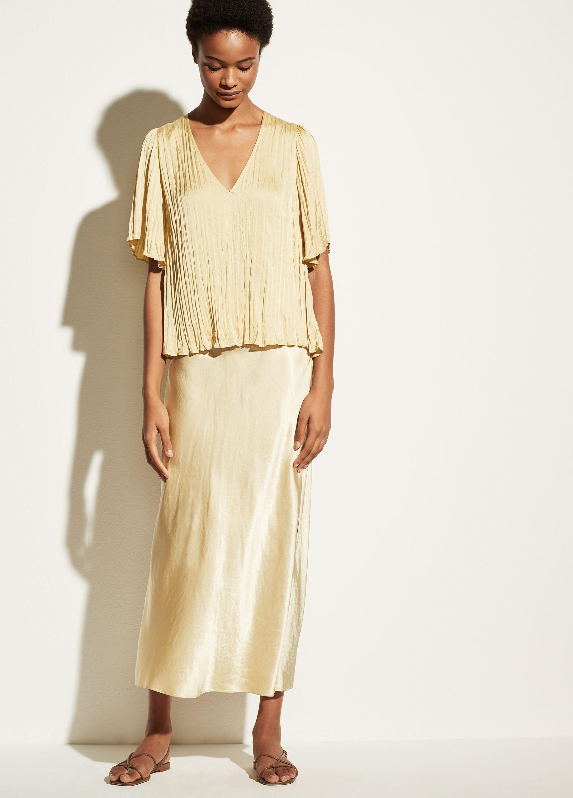 Long Satin Slip Skirt image number 0