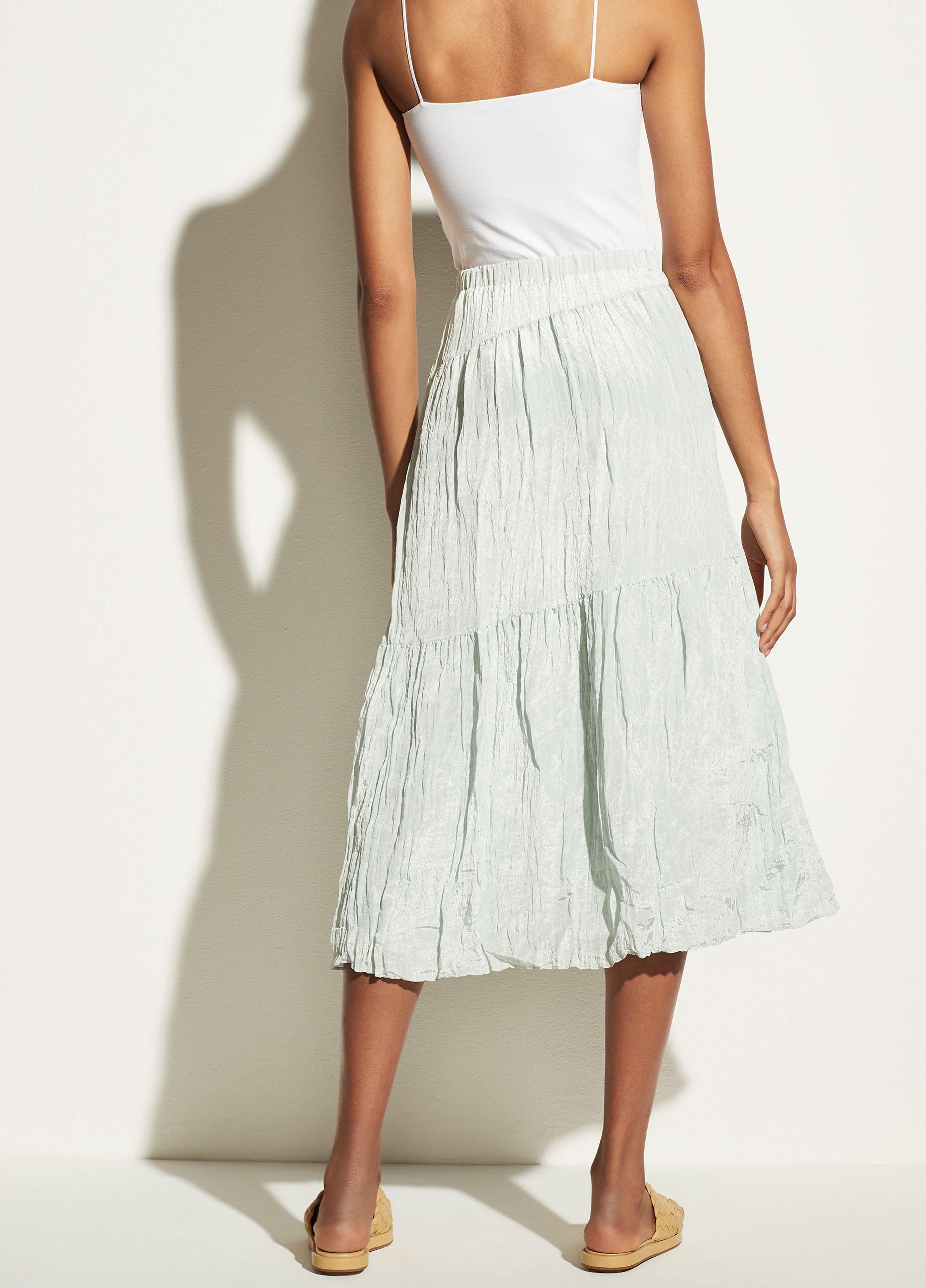 Tiered Asymmetric Skirt