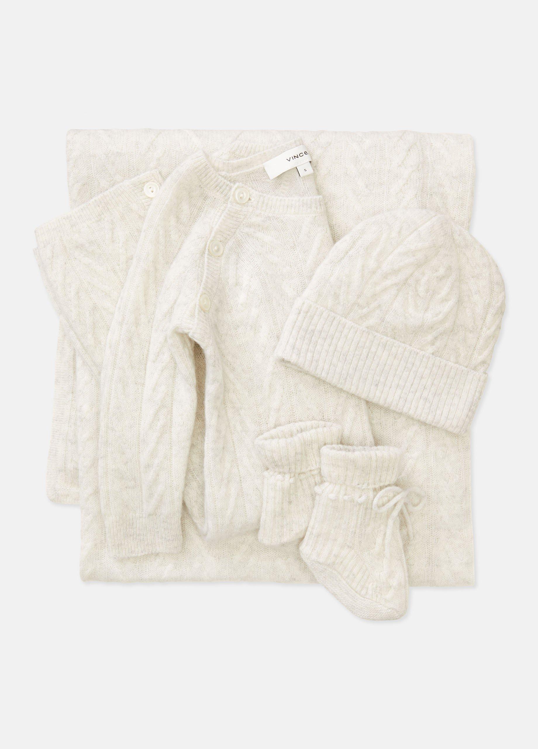 Baby Cashmere Cable Beanie image number 2