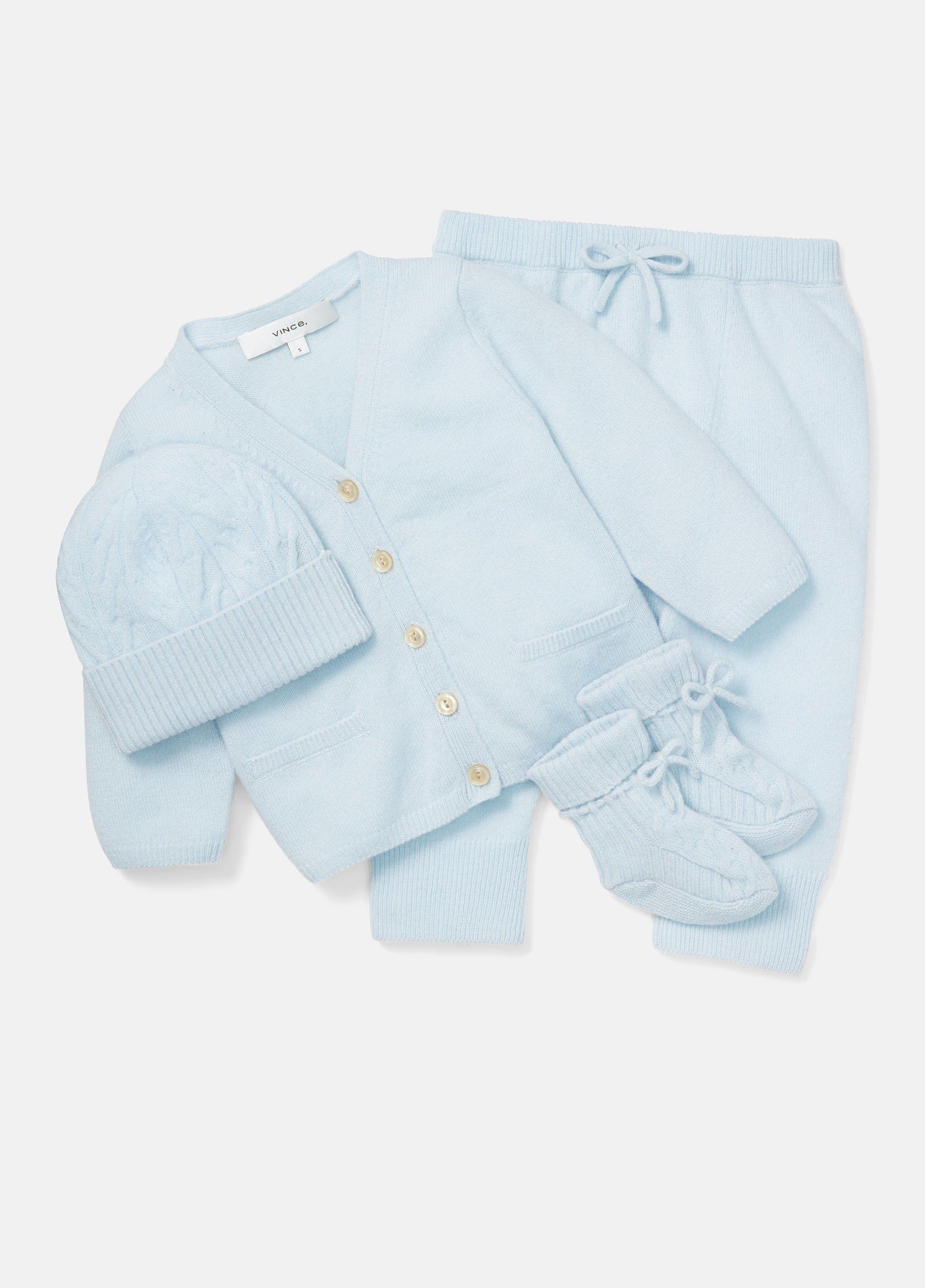 Baby Cashmere Cable Booties in Accessories Vince