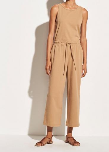 Cropped Wide Leg Pull On Pant image number 1