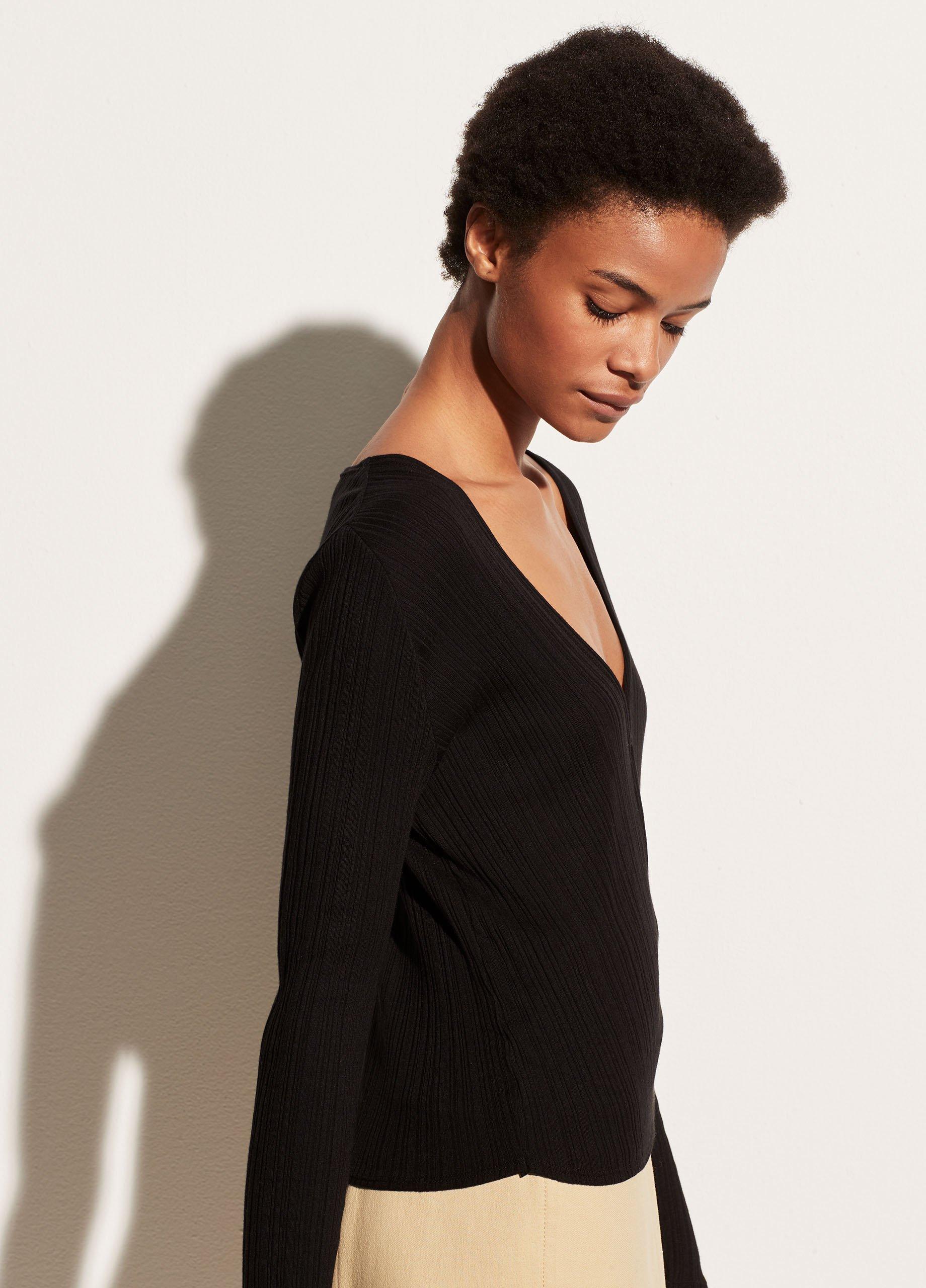 Long Sleeve Wrap Top image number 2