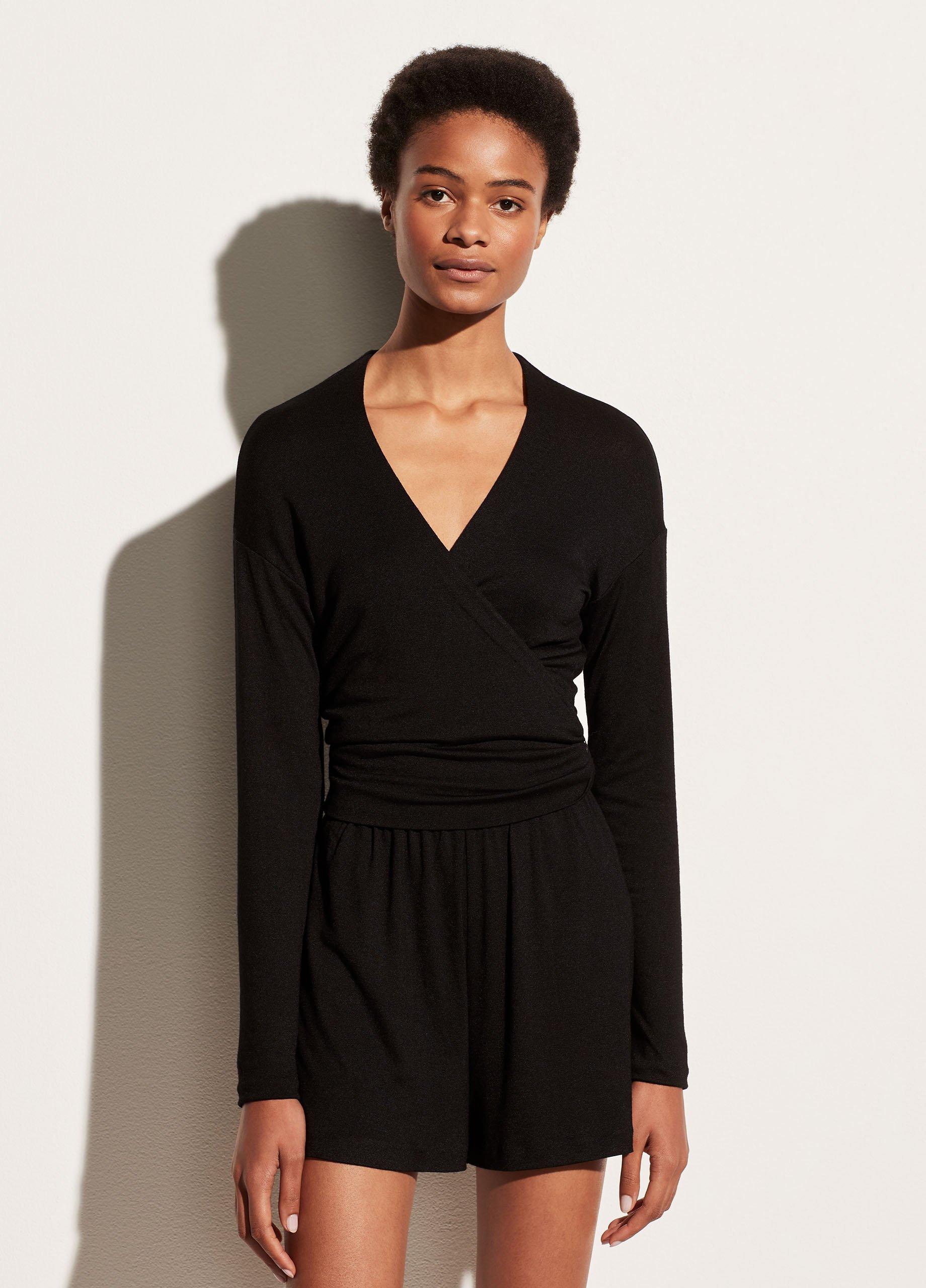 【EEUN】Whisper Wrap Top 044_Womens_Long_Sleeve_Spring_