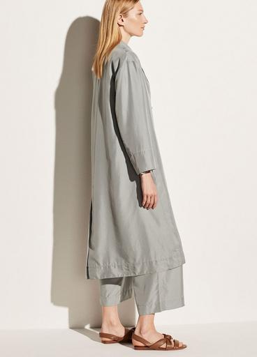 Drapey Silk Long Trench image number 2
