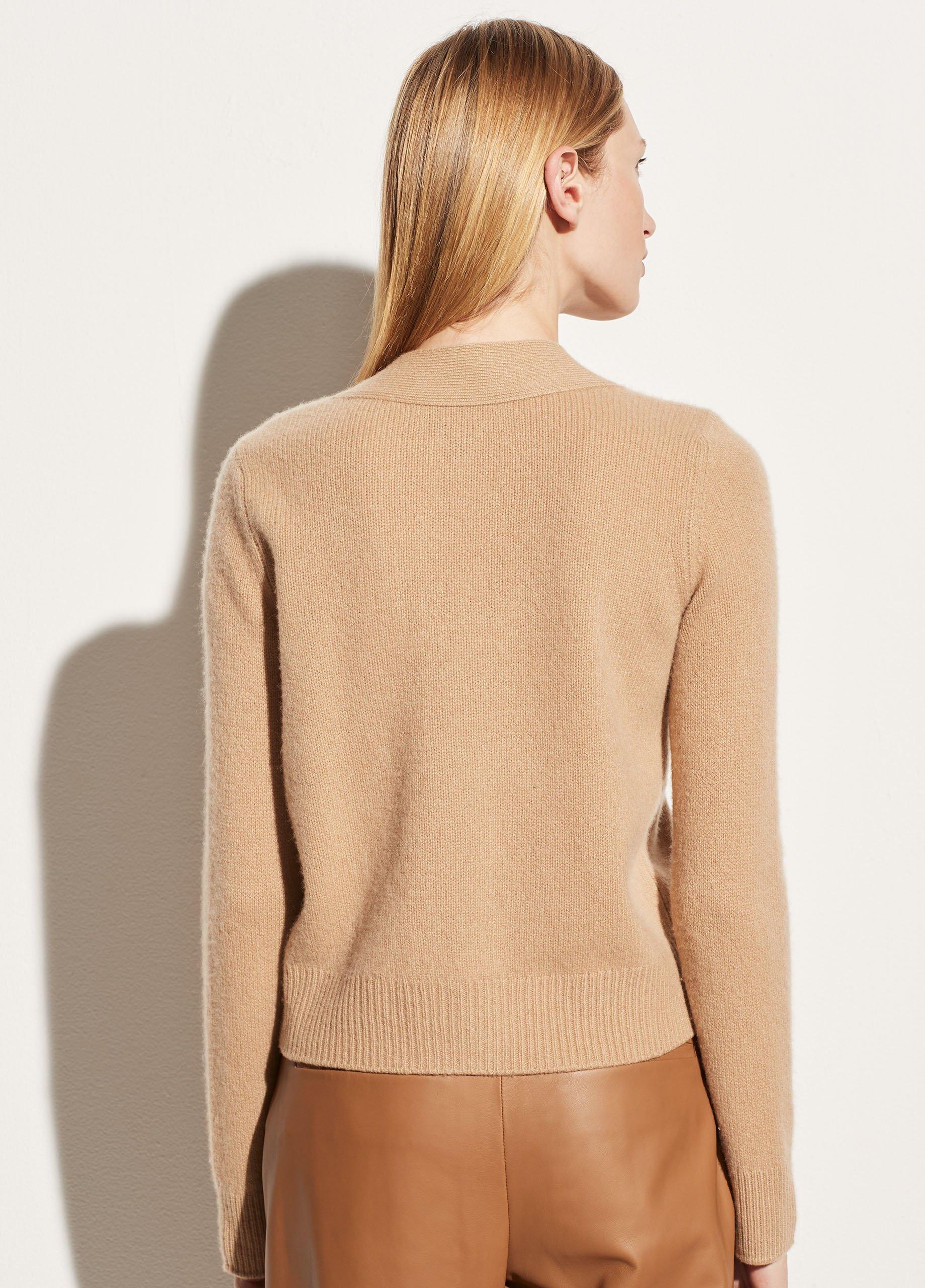 Cashmere Shrunken Button Cardigan image number 3