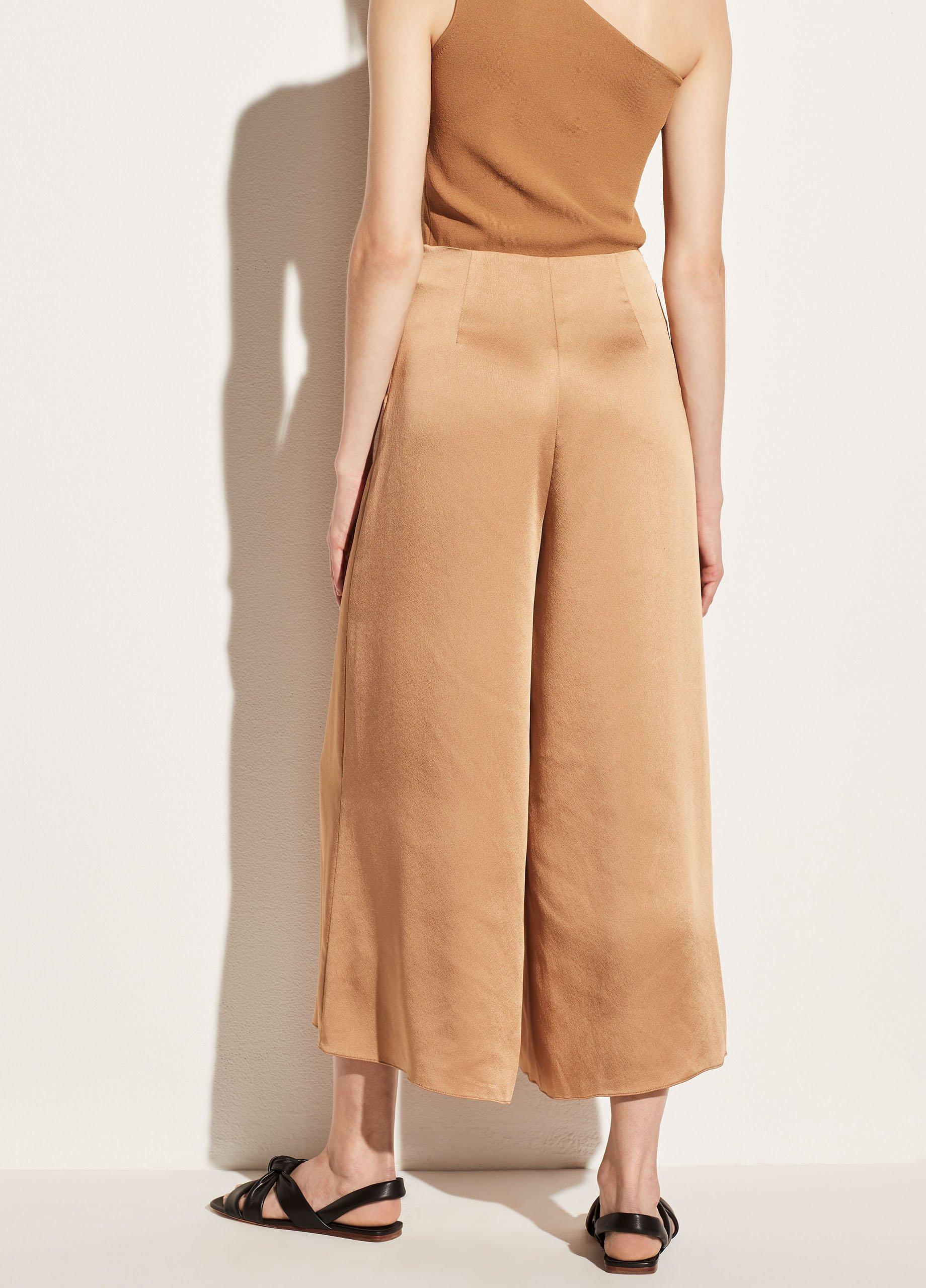 Vince accordion pleat hot sale culotte pants