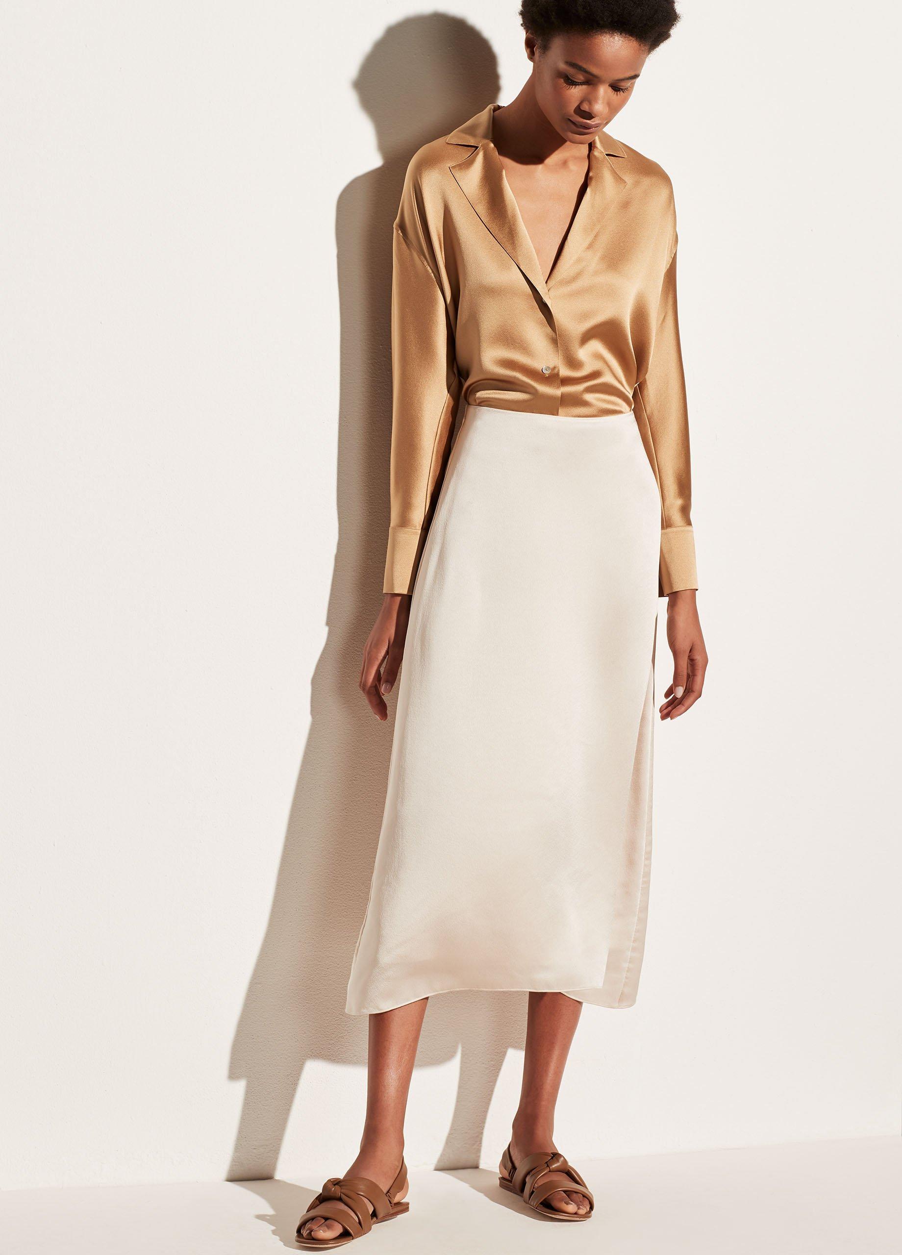 Draped Slip Skirt image number 0