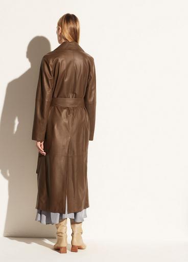 Leather Trench Coat image number 3