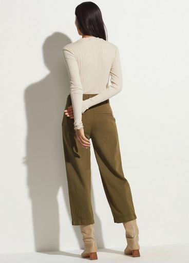 Garment Dyed Washed Cropped Pant image number 3