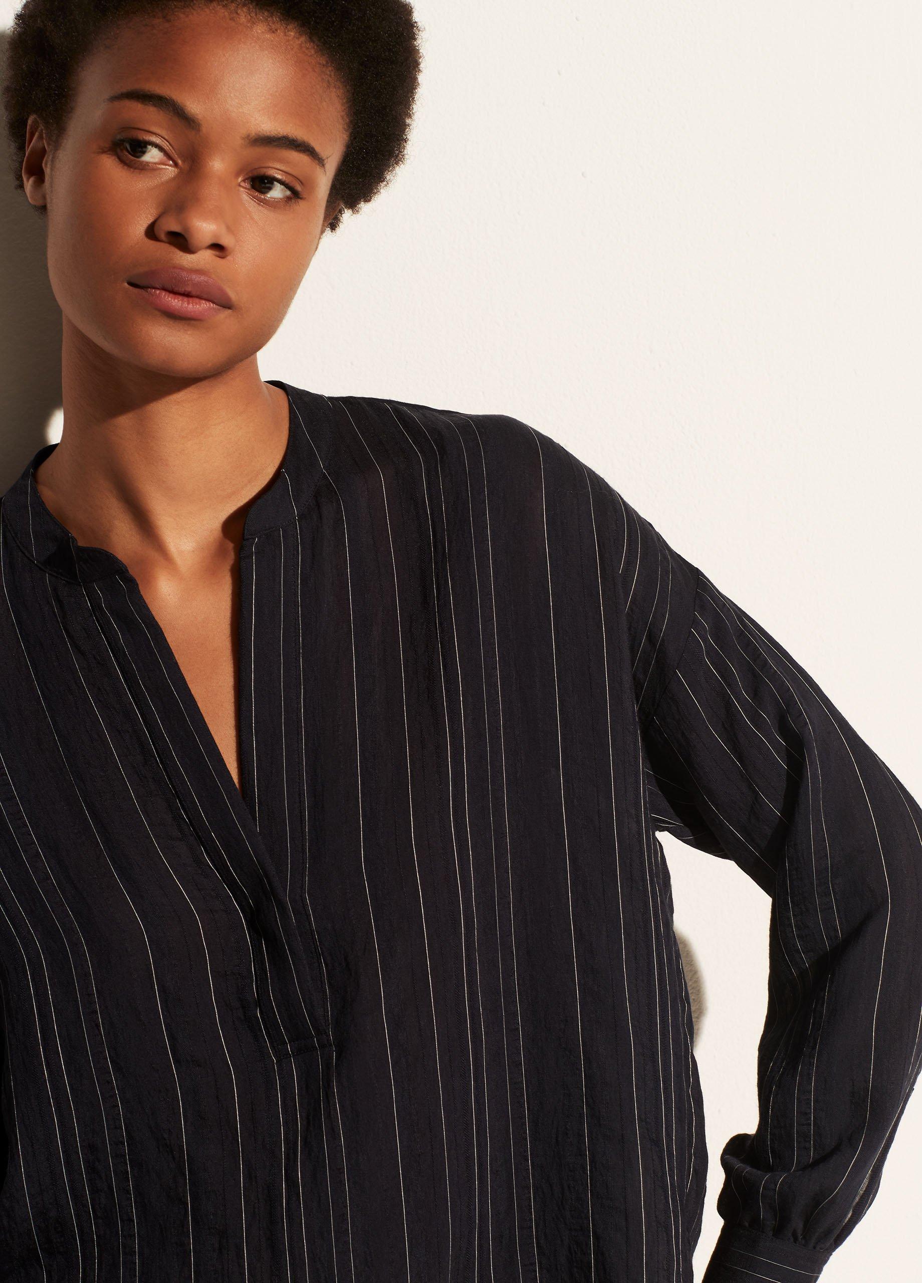 Drapey Stripe Pullover image number 0