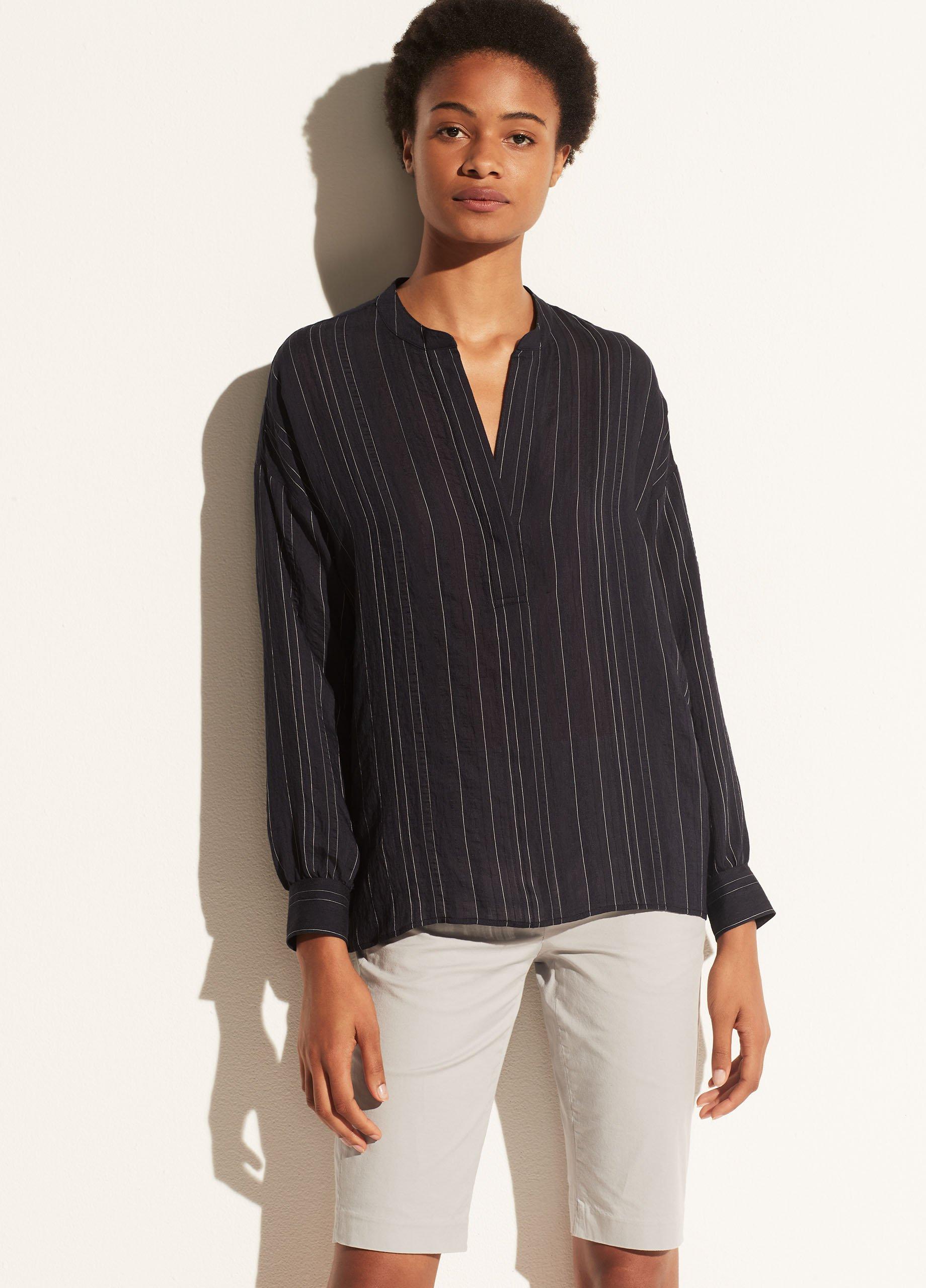 Drapey Stripe Pullover image number 1