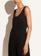 Pleated Scoop Neck Tank Dress image number 0