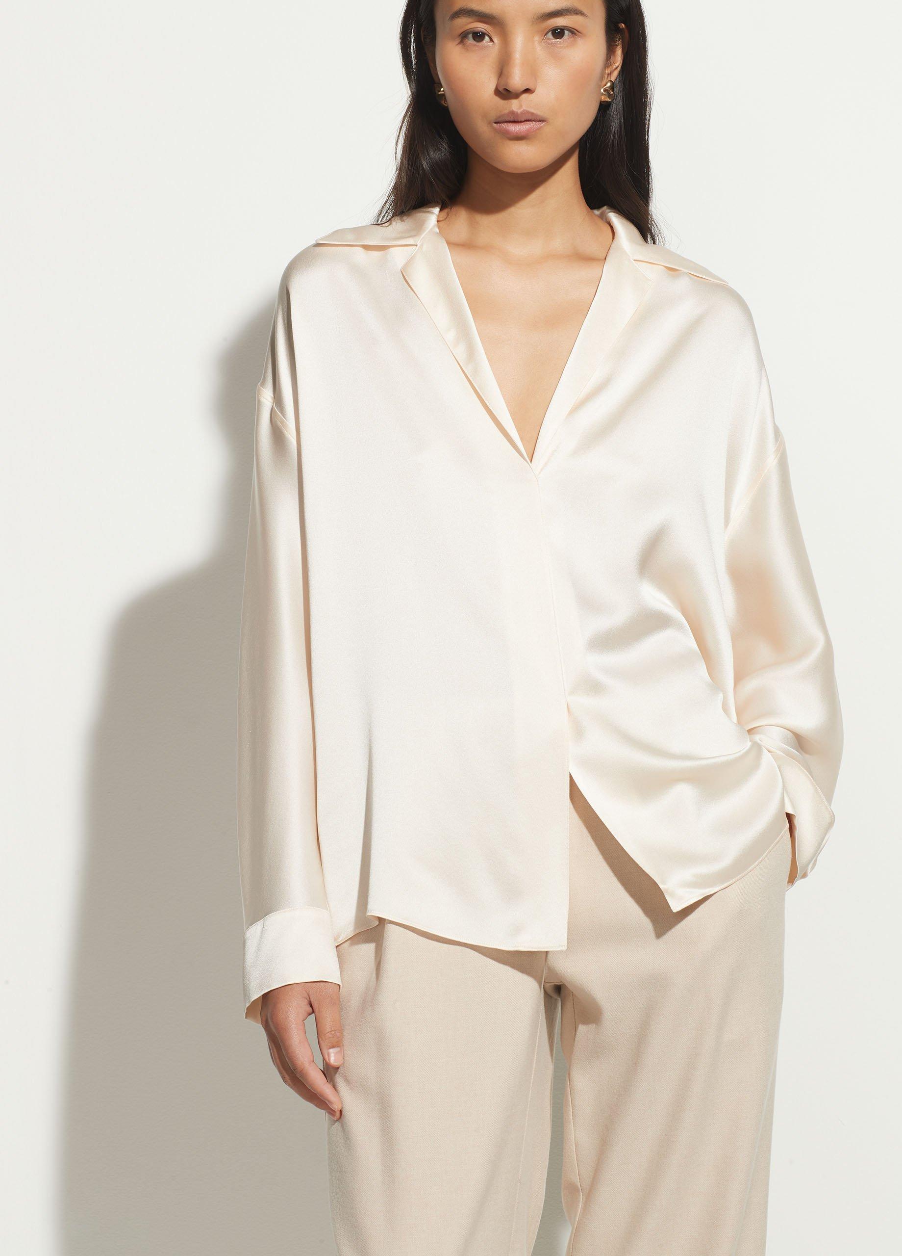 Silk Shaped Collar Pullover image number 0