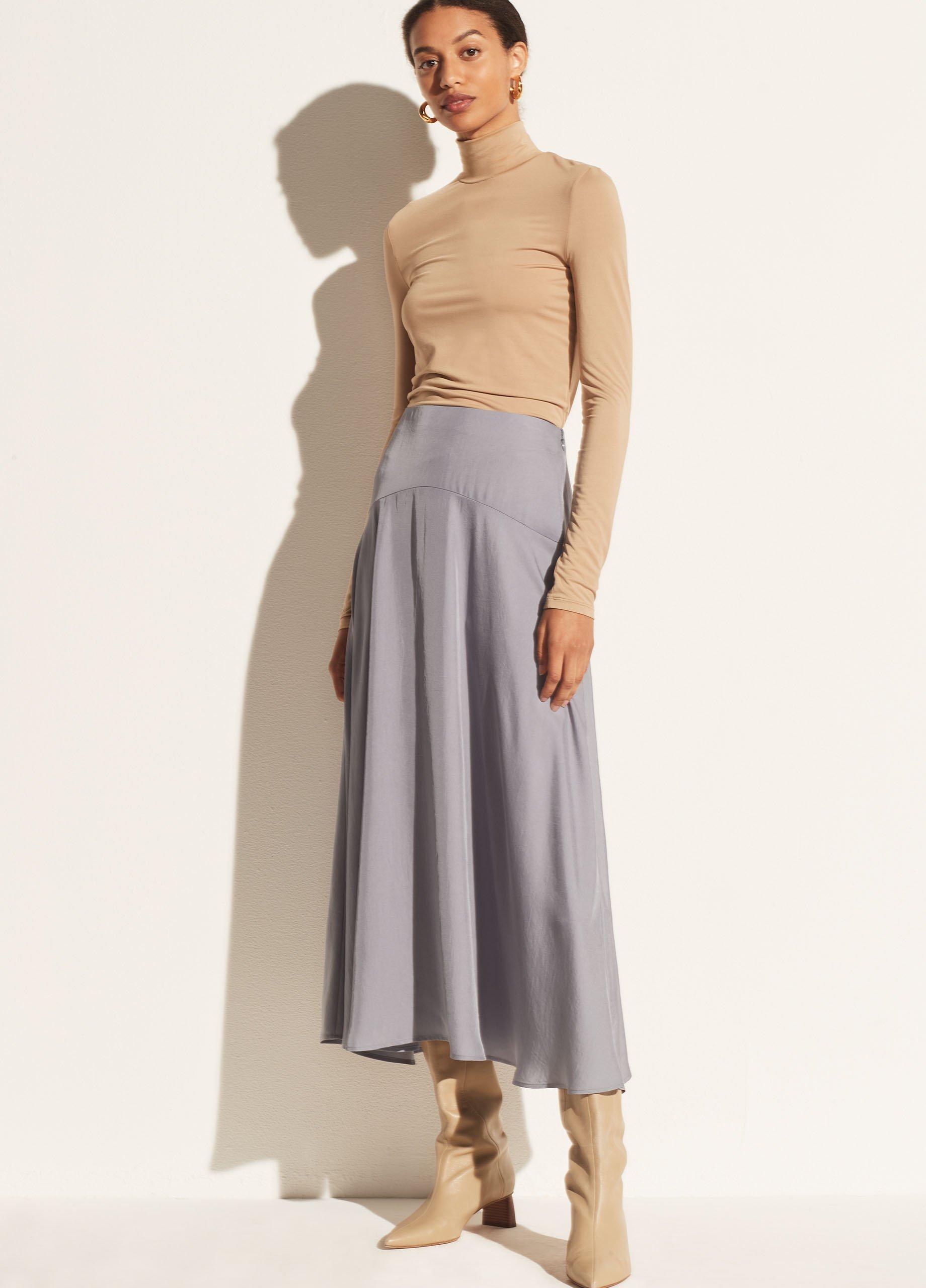 Paneled Front Flutter Skirt image number 0