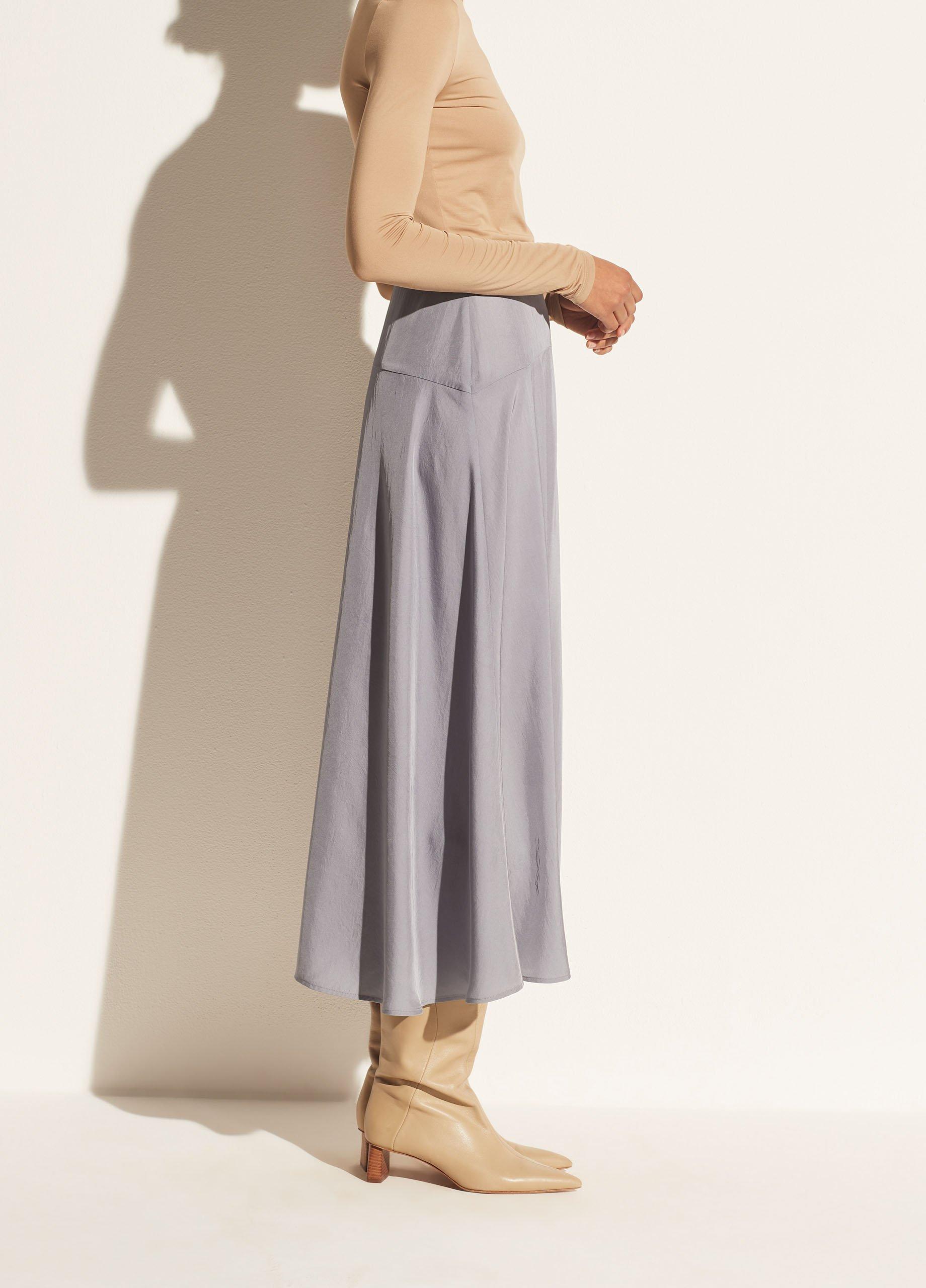 Paneled Front Flutter Skirt image number 2