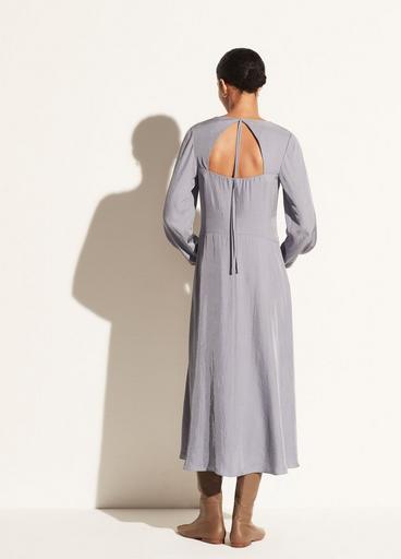 Long Sleeve Paneled V-Neck Dress image number 3