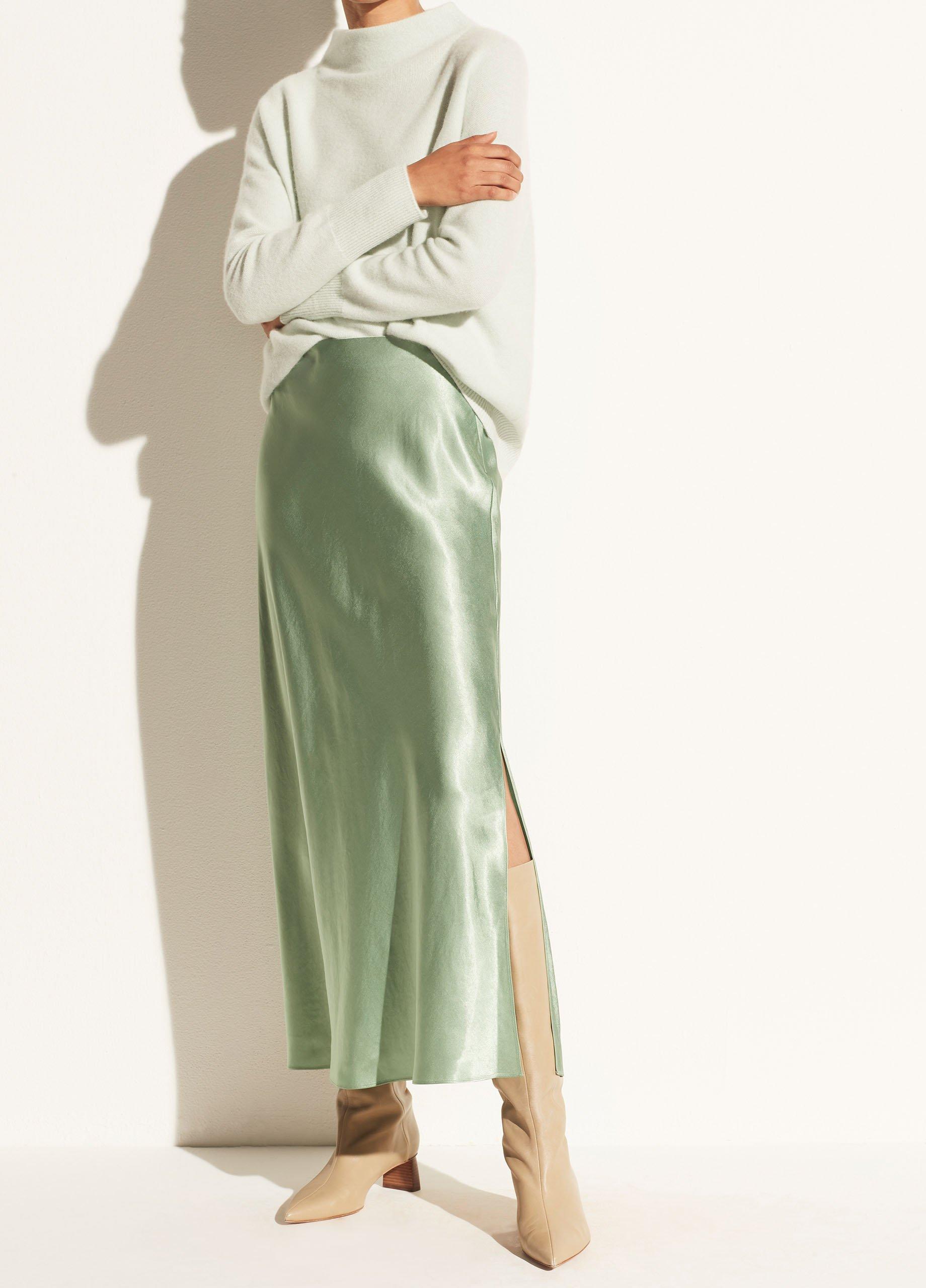 Side Slit Slip Skirt image number 1