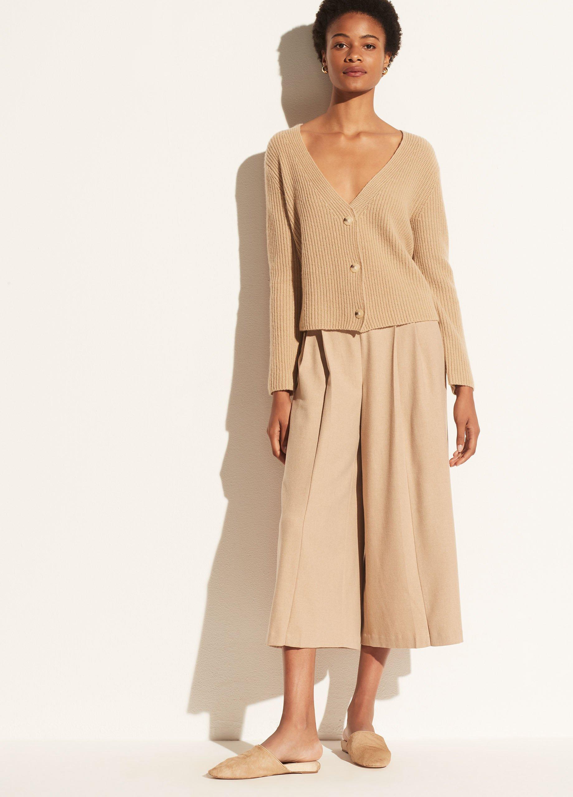 Cashmere Shaker Rib Cardigan image number 1