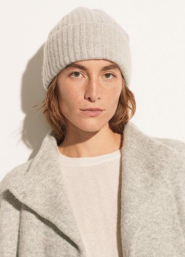 Cashmere Ribbed Beanie image number 2