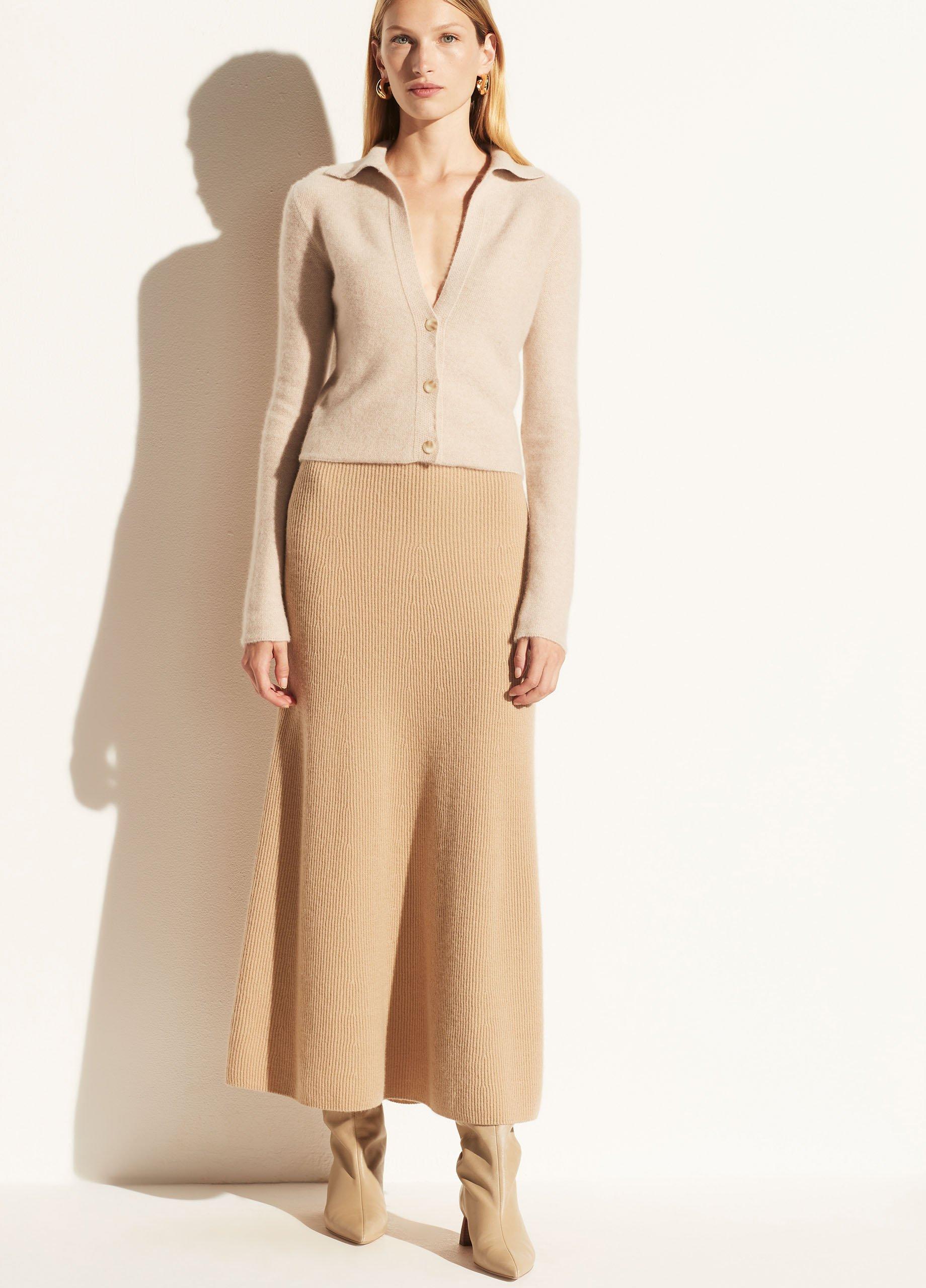 Boiled Cashmere Polo Buttoned Cardigan image number 1