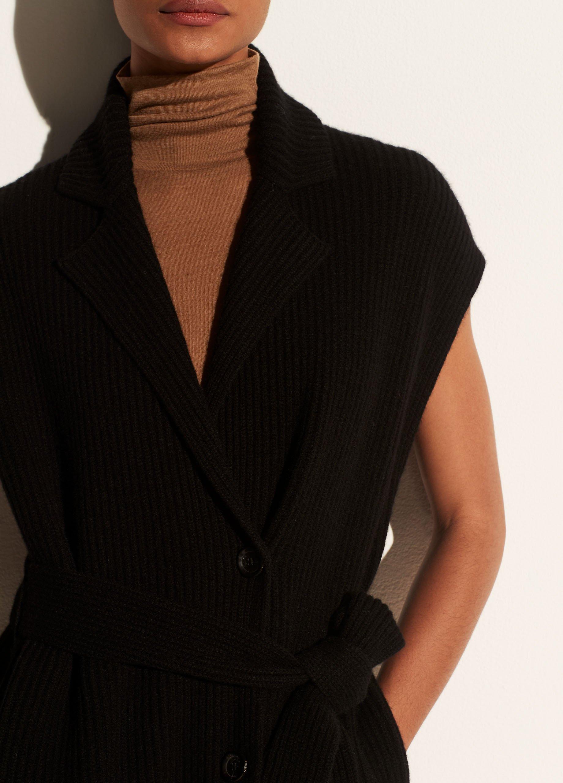 Ribbed Belted Vest image number 0