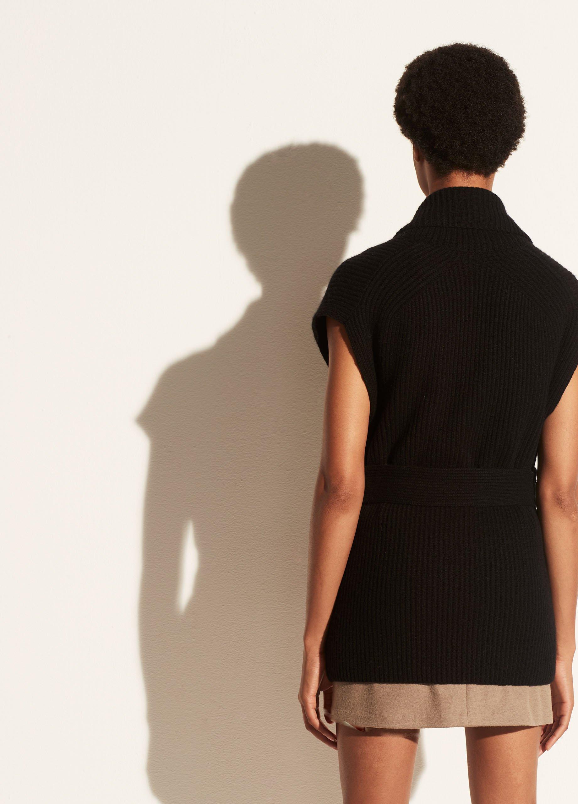 Ribbed Belted Vest image number 3
