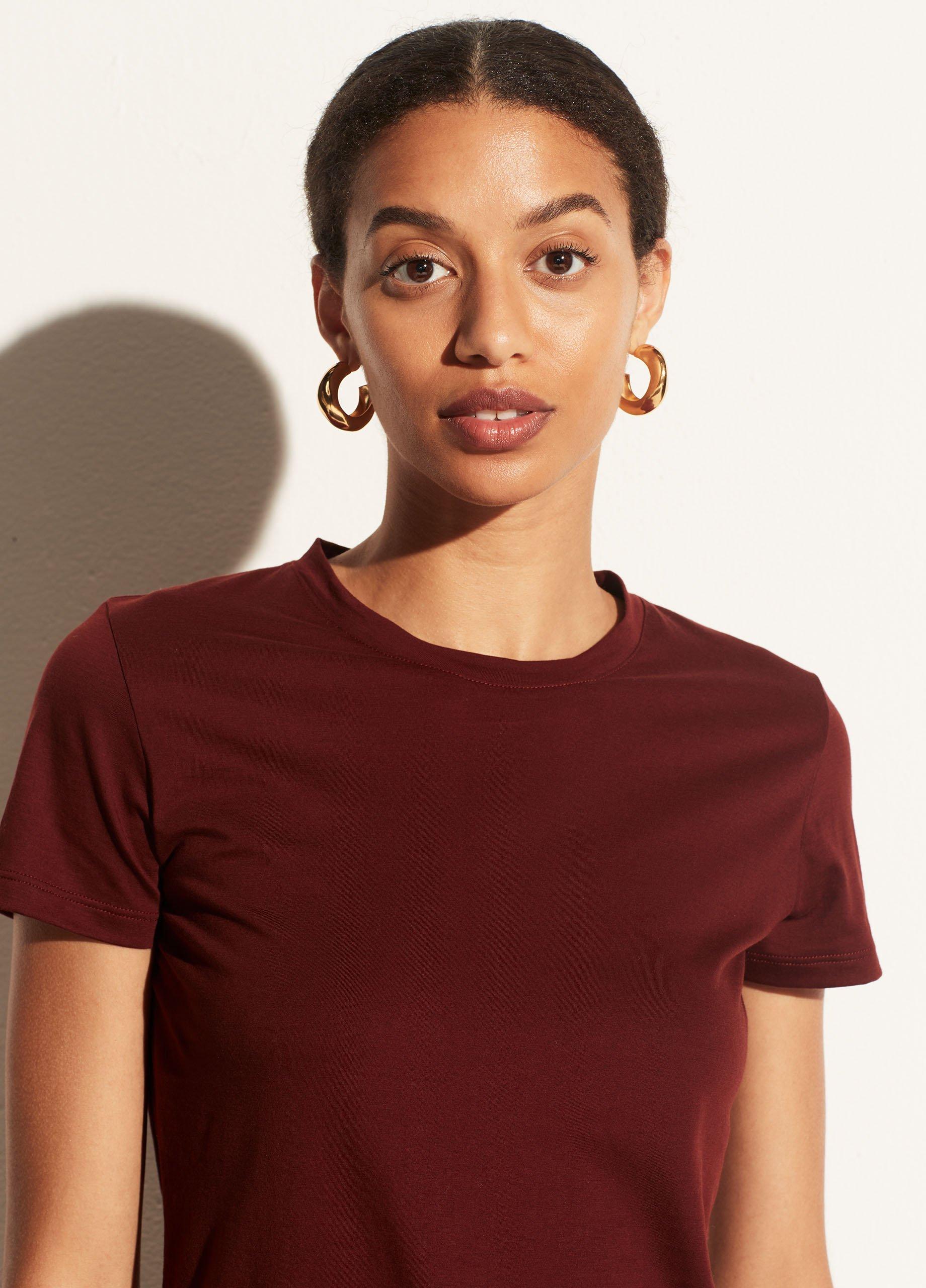 Essential Pima Cotton Crew Neck Tee image number 1