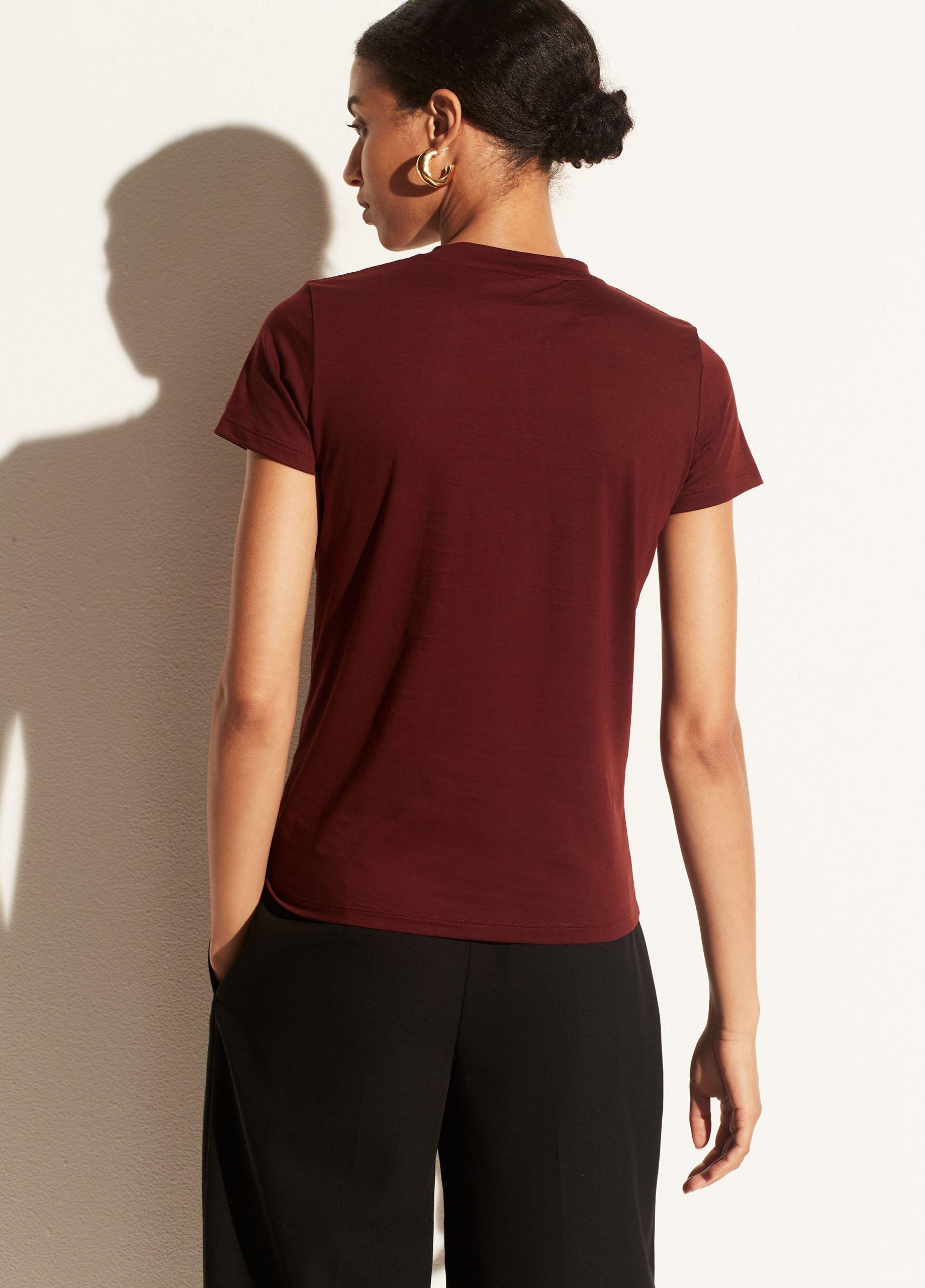 Essential Pima Cotton Crew Neck Tee image number 3