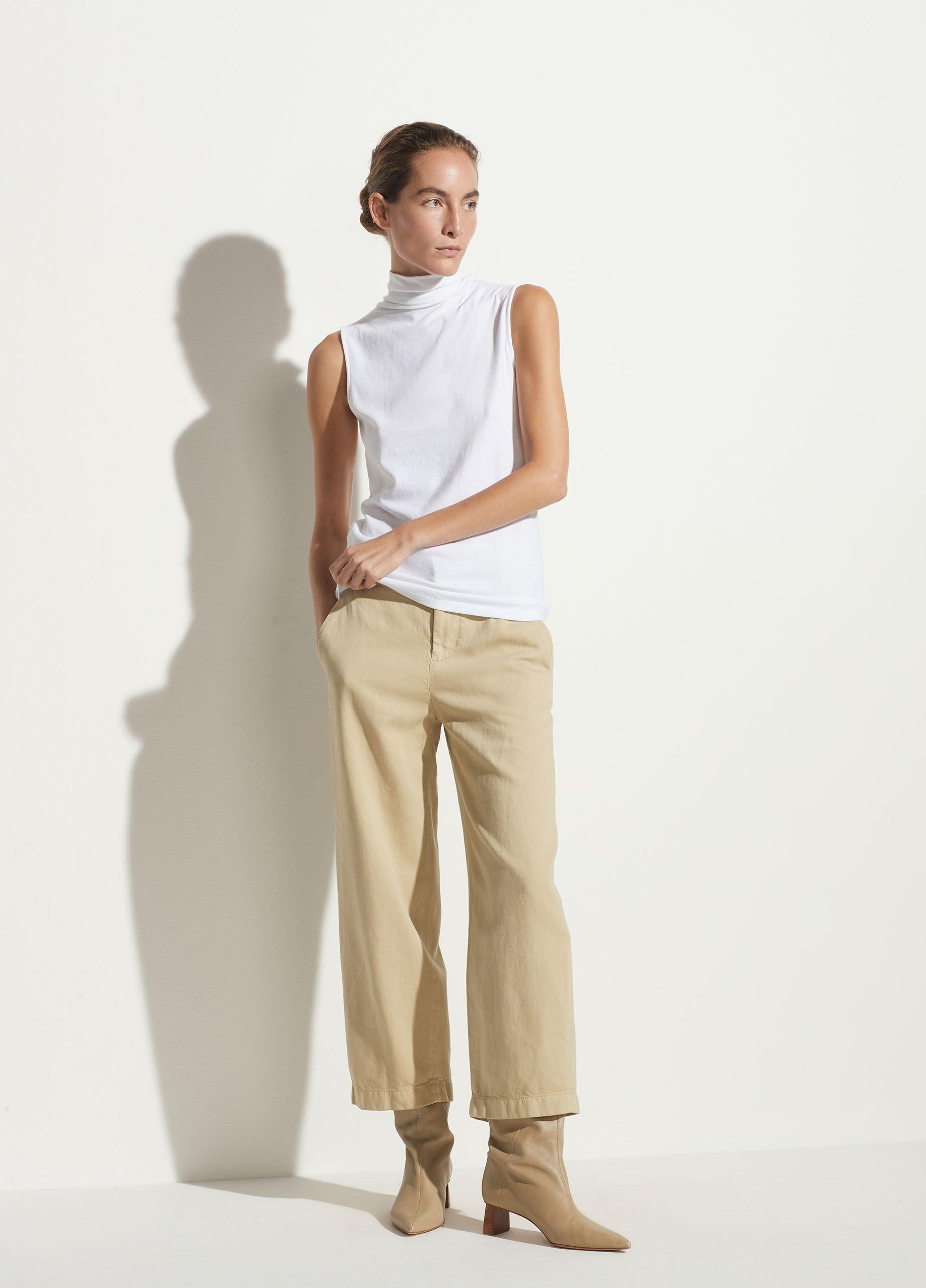 Essential Sleeveless Turtleneck for Women Vince